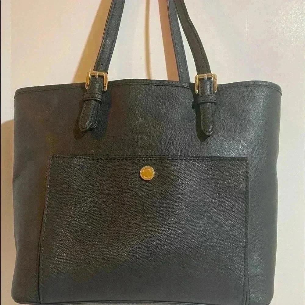 Michael kors Black saffiano leather hobo handbag
